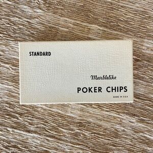 Vintage Poker Chips